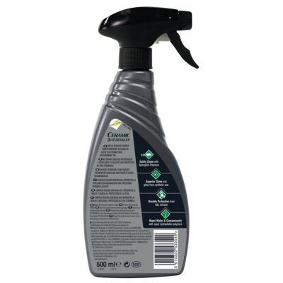 Полироль кузова с керамикой 3в1 Turtle Wax HS Ceramic 3in1 Detailer Сухая мойка 500мл (53354) 2