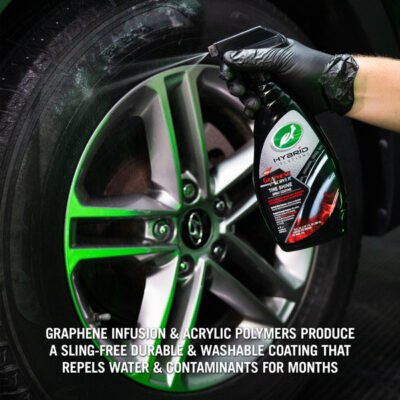 Полироль для чернения шин с графеном Turtle Wax HS Tyre Shine Тригер 680мл (53747) 3