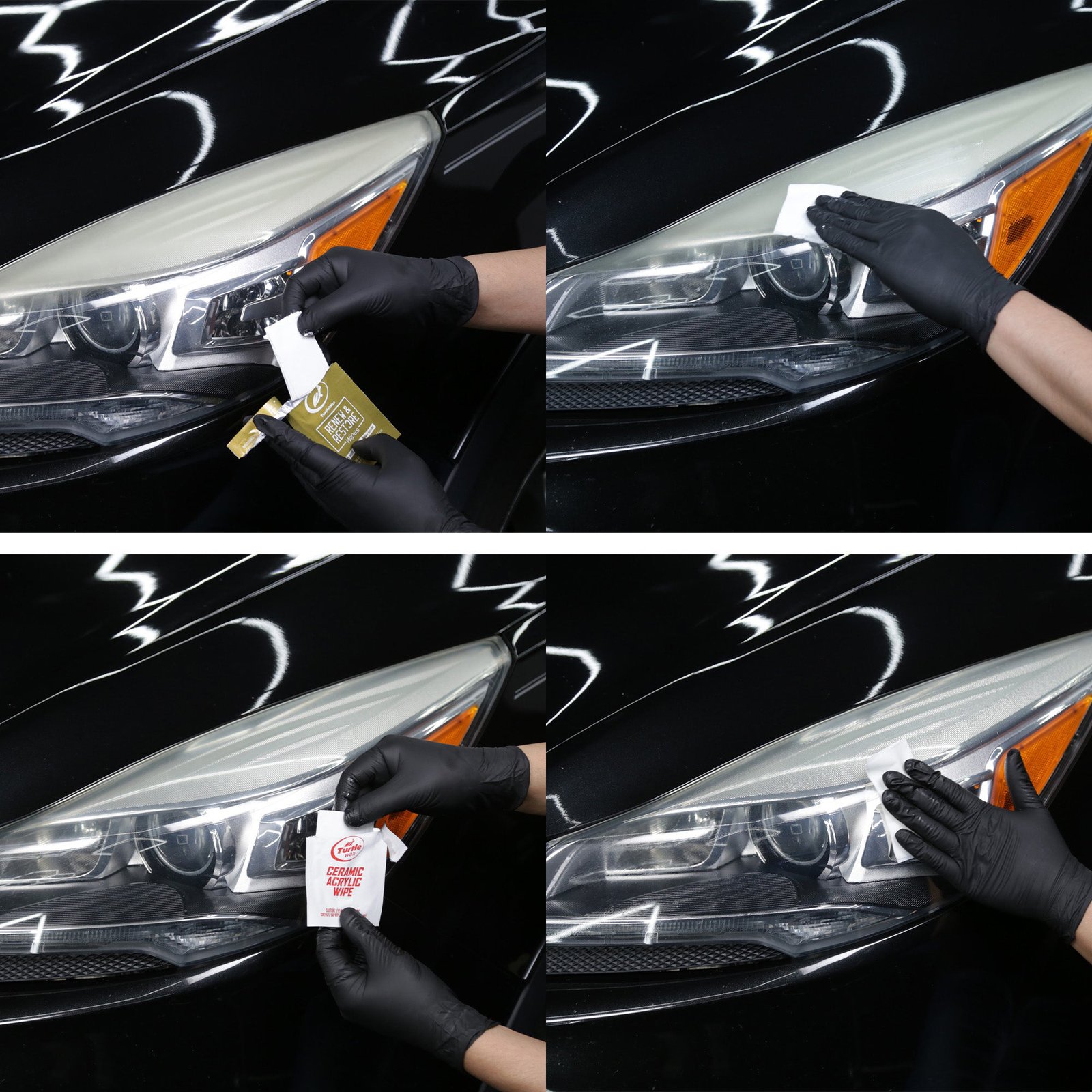 Салфетки-реставраторы для фар Turtle Wax Lens Renewal, набор (54750) 6 Салфетки-реставраторы для фар Turtle Wax Lens Renewal, набор (54750) — изображение 6