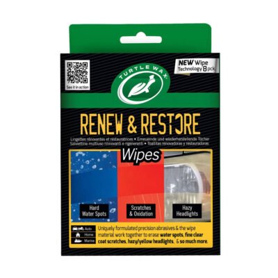 Салфетка-реставратор Turtle Wax Renew&Restore Wipes для кузова и стекла от антигравия 8шт (54747)