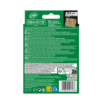 Салфетка-реставратор Turtle Wax Renew&Restore Wipes для кузова и стекла от антигравия 8шт (54747) 2