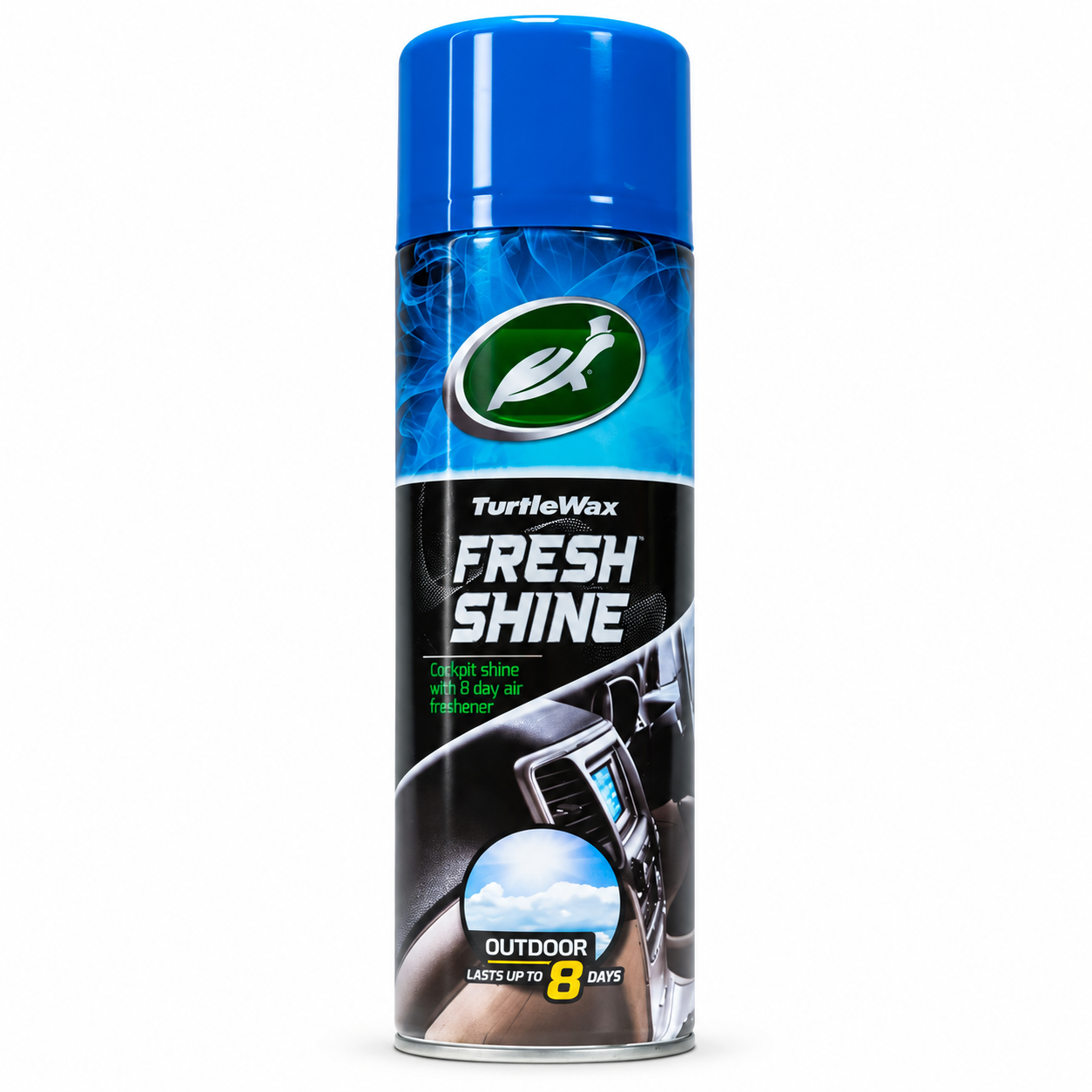 Аэрозольный полироль для панели приборов Turtle Wax Fresh Shine «Горная свежесть» 500 мл (53008) Аэрозольный полироль для панели приборов Turtle Wax Fresh Shine «Горная свежесть» 500 мл (53008)