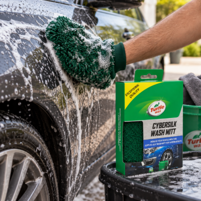 Премиальная рукавица для мойки автомобиля Turtle Wax Cybersilk Wash Mitt (X1670td) 2