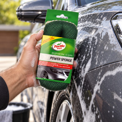 Двусторонняя губка для мойки автомобиля Turtle Wax Power Sponge 22×8×4 см (X1185TD) 2