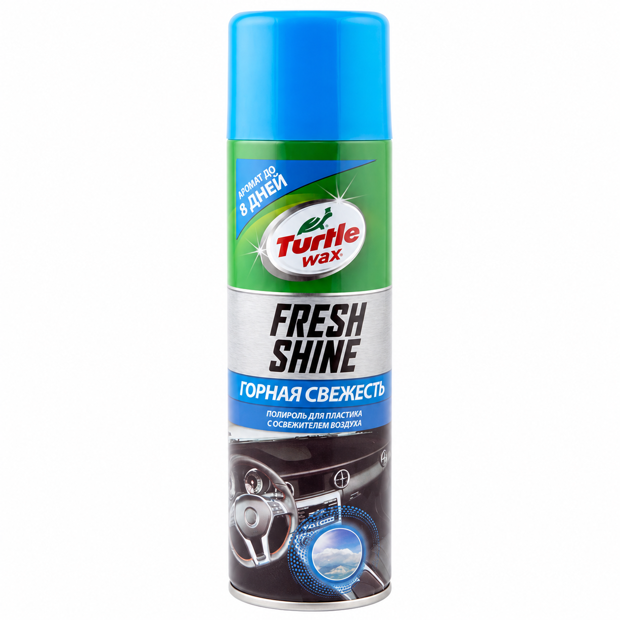 Полироль для пластика Turtle Wax Fresh Shine «Горная свежесть» 500 мл (53008) Полироль для пластика Turtle Wax Fresh Shine «Горная свежесть» 500 мл (53008)