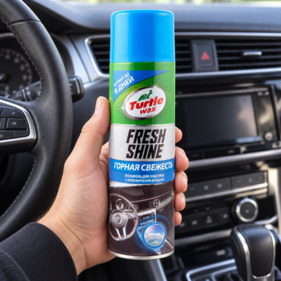 Полироль для пластика Turtle Wax Fresh Shine «Горная свежесть» 500 мл (53008) 2